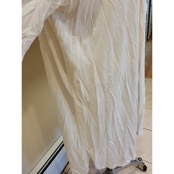 Lauren Ralph Lauren Womens Silk Blend Cardigan Sweater Plus 2x Ivory - Picture 7 of 14